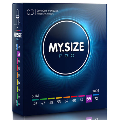 MY.SIZE PRO 69mm Box 3 – Rechargeable, Discreet, Intimate Wellness Accessory – Quiet, Rechargeable, Waterproof, Couples & Solo Use, Discreet Intimate Wellness Accessory