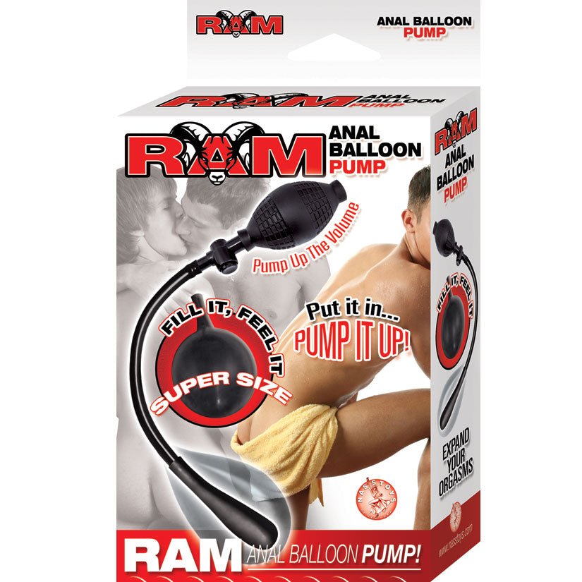 Ram Anal Balloon Pump-Black.