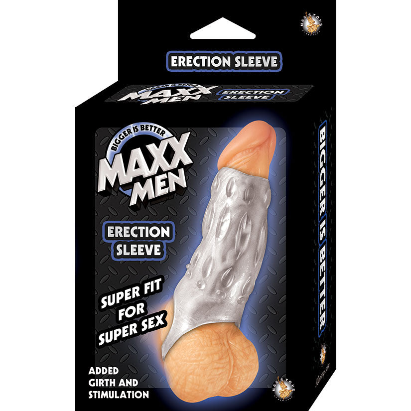 Maxx Men Erection Sleeve-Clear.