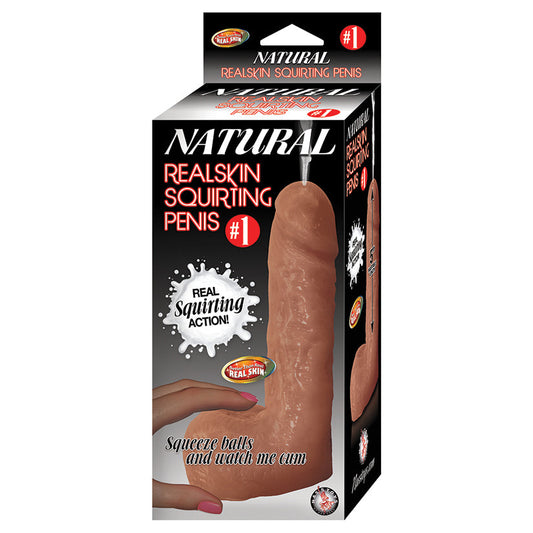 Natural Real Skin Squirting Penis #1-Brown.