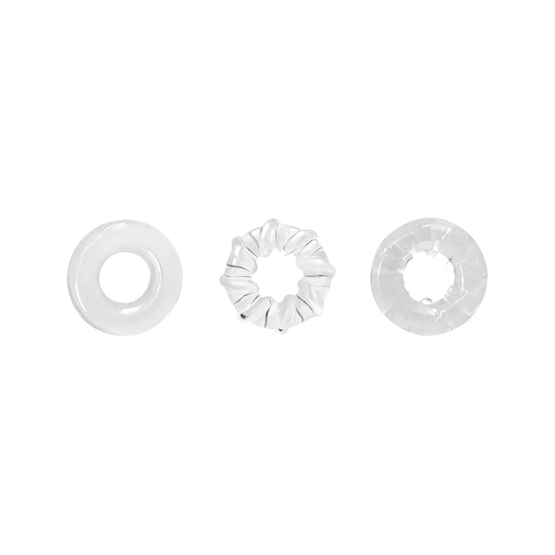 Renegade - Dyno Rings - Clear – Rechargeable, Discreet, Intimate Wellness Accessory – Quiet, Rechargeable, Waterproof, Couples & Solo Use, Discreet Intimate Wellness Accessory
