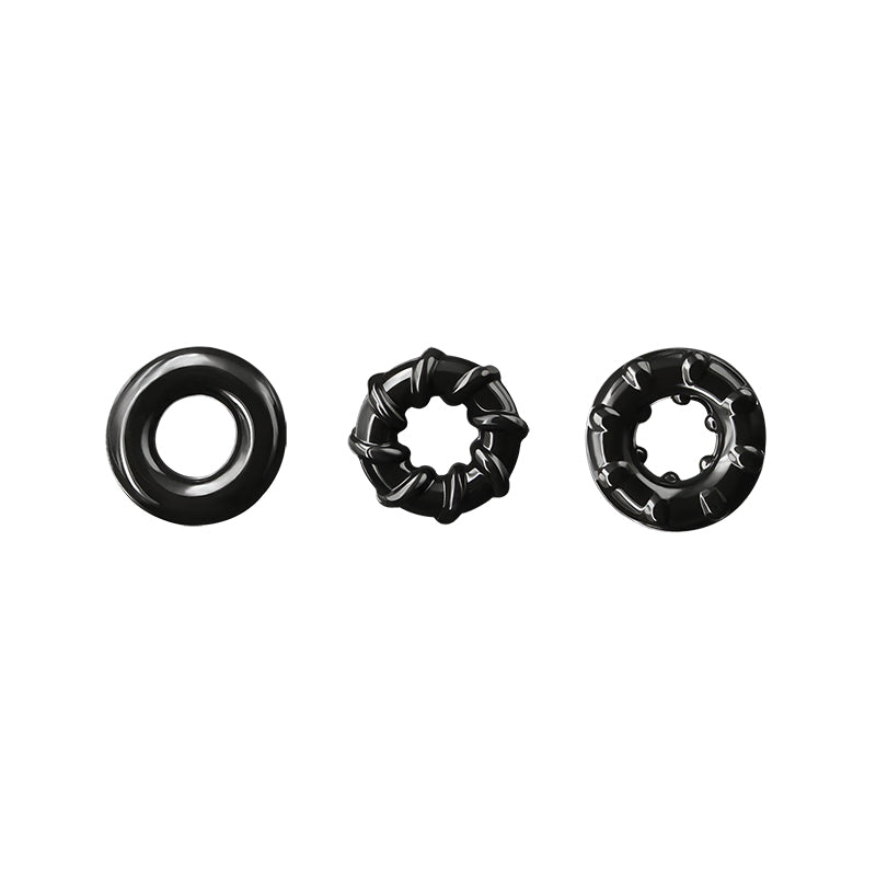 Renegade - Dyno Rings - Black – Rechargeable, Discreet, Intimate Wellness Accessory – Quiet, Rechargeable, Waterproof, Couples & Solo Use, Discreet Intimate Wellness Accessory