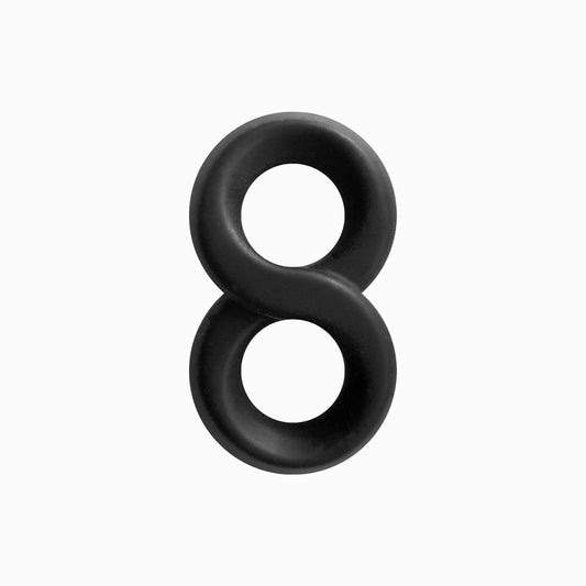 Renegade Infinity male Ring - Black – Rechargeable, Discreet, Intimate Wellness Accessory – Quiet, Rechargeable, Waterproof, Couples & Solo Use, Discreet Intimate Wellness Accessory