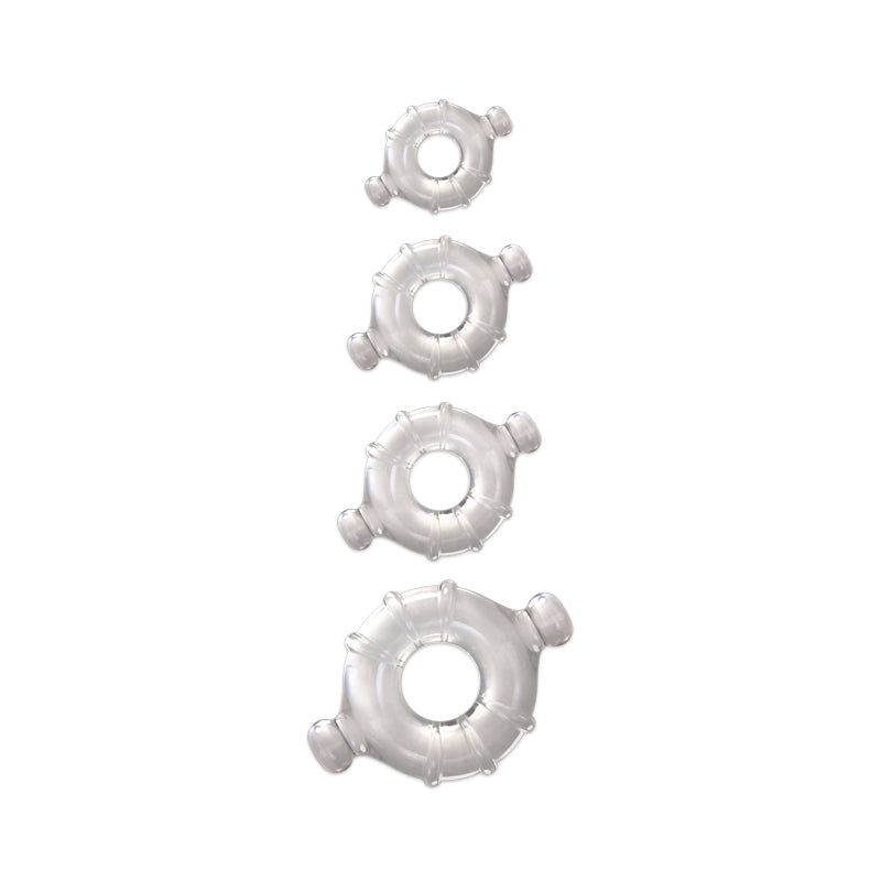 Renegade Vitality Rings - Clear – Rechargeable, Discreet, Intimate Wellness Accessory – Quiet, Rechargeable, Waterproof, Couples & Solo Use, Discreet Intimate Wellness Accessory