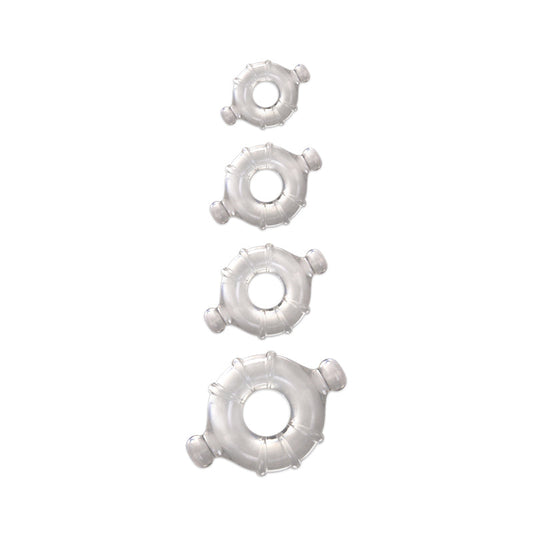 Renegade Vitality Rings - Clear – Rechargeable, Discreet, Intimate Wellness Accessory – Quiet, Rechargeable, Waterproof, Couples & Solo Use, Discreet Intimate Wellness Accessory