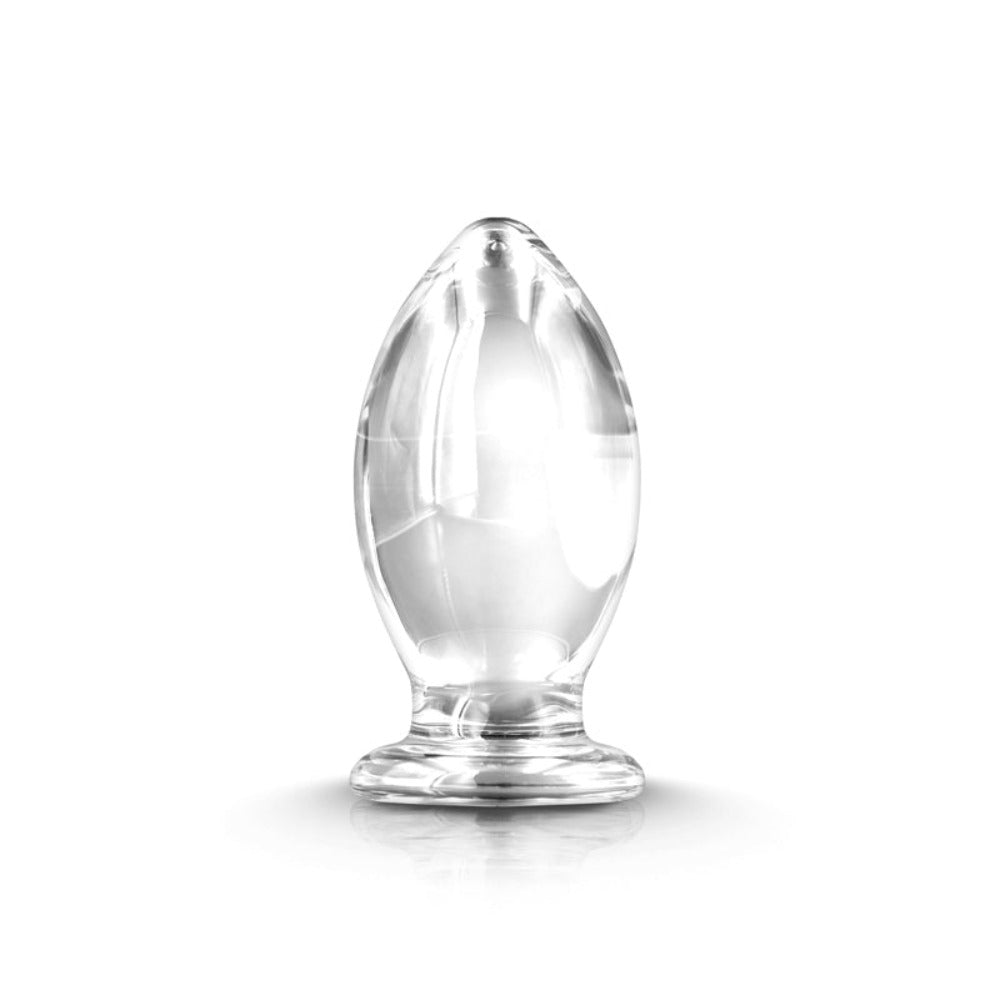 Renegade Glass - Bishop - Clear – Rechargeable, Discreet, Intimate Wellness Accessory – Quiet, Rechargeable, Waterproof, Couples & Solo Use, Discreet Intimate Wellness Accessory