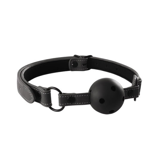 Renegade playful restraint Ball Gag Black – Rechargeable, Discreet, Intimate Wellness Accessory – Quiet, Rechargeable, Waterproof, Couples & Solo Use, Discreet Intimate Wellness Accessory