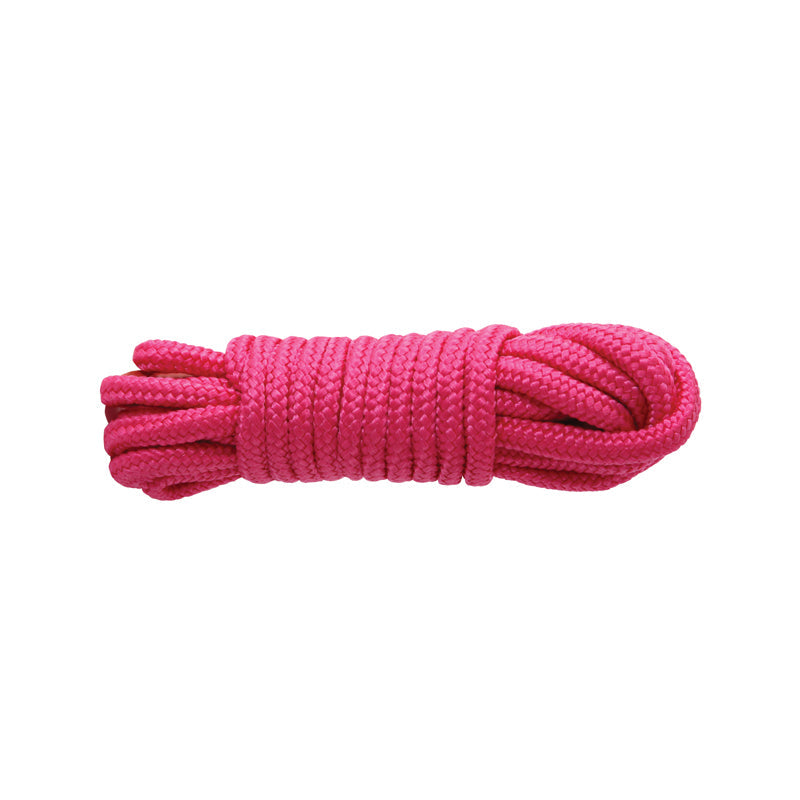 Sinful Nylon Rope 25' - Pink * – Rechargeable, Discreet, Intimate Wellness Accessory – Quiet, Rechargeable, Waterproof, Couples & Solo Use, Discreet Intimate Wellness Accessory