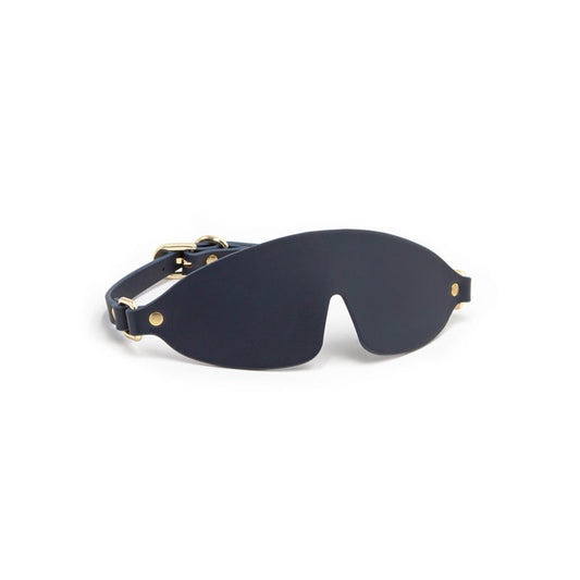 playful restraint Couture Blind Fold - Navy Blue – Rechargeable, Discreet, Intimate Wellness Accessory – Quiet, Rechargeable, Waterproof, Couples & Solo Use, Discreet Intimate Wellness Accessory