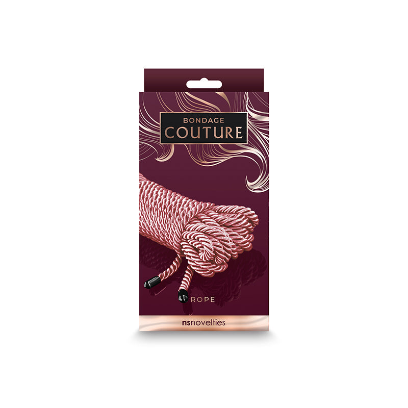 playful restraint Couture - Rope - Rose Gold – Rechargeable, Discreet, Intimate Wellness Accessory – Quiet, Rechargeable, Waterproof, Couples & Solo Use, Discreet Intimate Wellness Accessory