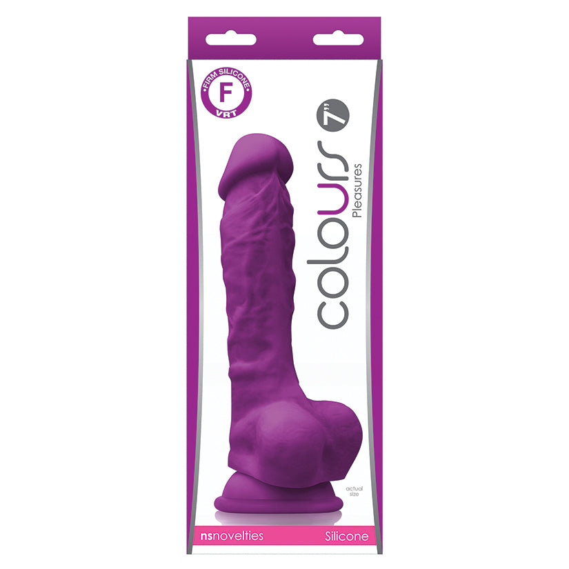 Colours Pleasures Dildo-Purple 7.