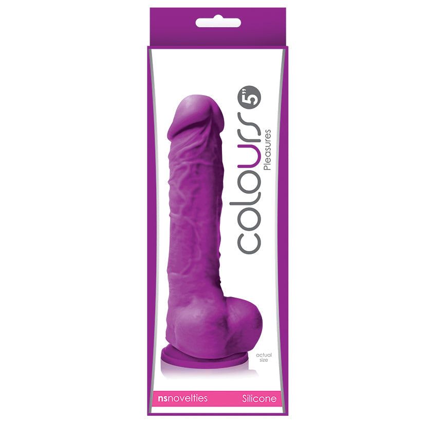 Colours Pleasures Dildo-Purple 5.