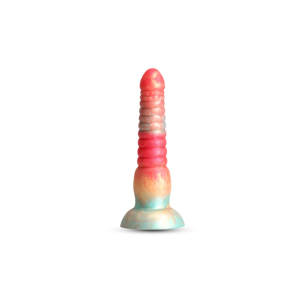Colours - Stacked - 6" personal massager - Red/Gold – Rechargeable, Discreet, Intimate Wellness Accessory – Quiet, Rechargeable, Waterproof, Couples & Solo Use, Discreet Intimate Wellness Accessory