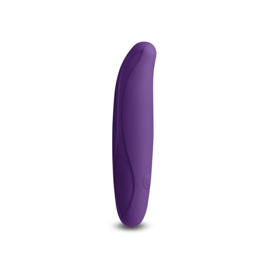 INYA - Flirt - Dark Purple – Rechargeable, Discreet, Intimate Wellness Accessory – Quiet, Rechargeable, Waterproof, Couples & Solo Use, Discreet Intimate Wellness Accessory