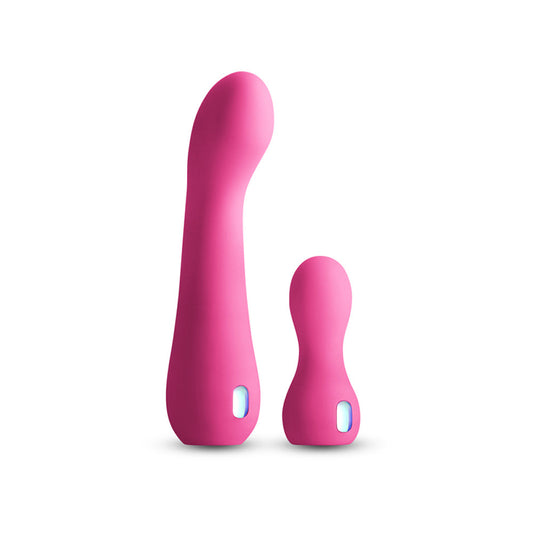INYA - Couplet - Pink – Rechargeable, Discreet, Intimate Wellness Accessory – Quiet, Rechargeable, Waterproof, Couples & Solo Use, Discreet Intimate Wellness Accessory