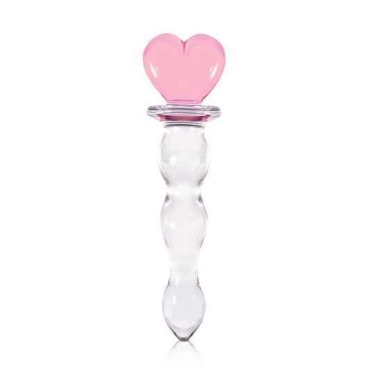 Crystal - Heart of Glass - Pink – Rechargeable, Discreet, Intimate Wellness Accessory – Quiet, Rechargeable, Waterproof, Couples & Solo Use, Discreet Intimate Wellness Accessory