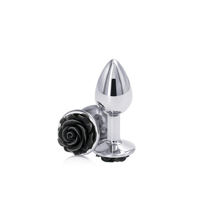 Rear Assets Rose - Small - Black – Rechargeable, Discreet, Intimate Wellness Accessory – Quiet, Rechargeable, Waterproof, Couples & Solo Use, Discreet Intimate Wellness Accessory