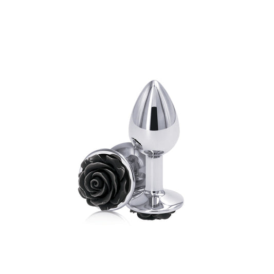 Rear Assets Rose - Small - Black – Rechargeable, Discreet, Intimate Wellness Accessory – Quiet, Rechargeable, Waterproof, Couples & Solo Use, Discreet Intimate Wellness Accessory