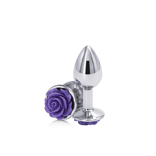 Rear Assets Rose - Small - Purple – Rechargeable, Discreet, Intimate Wellness Accessory – Quiet, Rechargeable, Waterproof, Couples & Solo Use, Discreet Intimate Wellness Accessory