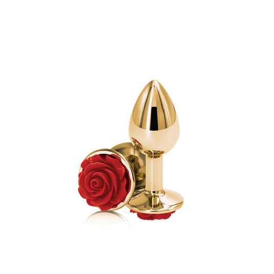 Rear Assets Rose - Small - Red – Rechargeable, Discreet, Intimate Wellness Accessory – Quiet, Rechargeable, Waterproof, Couples & Solo Use, Discreet Intimate Wellness Accessory
