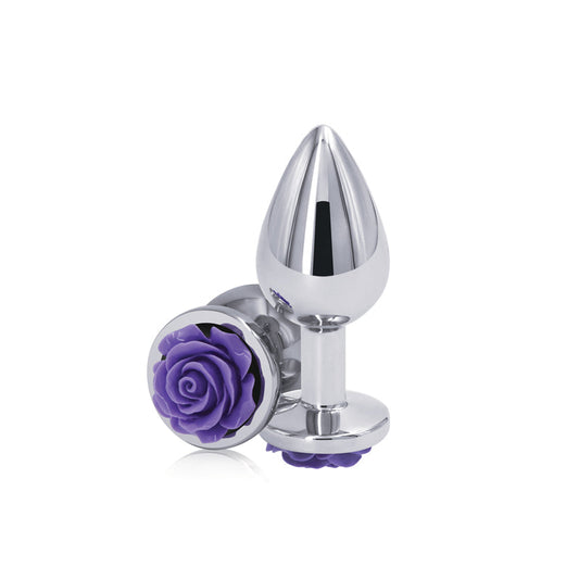 Rear Assets Rose - Medium - Purple – Rechargeable, Discreet, Intimate Wellness Accessory – Quiet, Rechargeable, Waterproof, Couples & Solo Use, Discreet Intimate Wellness Accessory