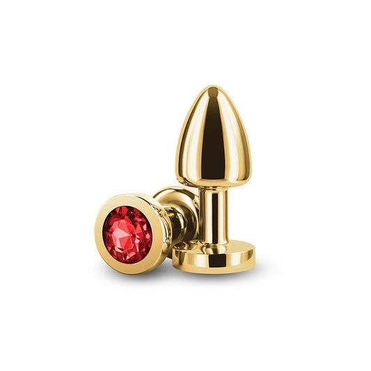 Rear Assets - Petite - Gold / Red – Rechargeable, Discreet, Intimate Wellness Accessory – Quiet, Rechargeable, Waterproof, Couples & Solo Use, Discreet Intimate Wellness Accessory