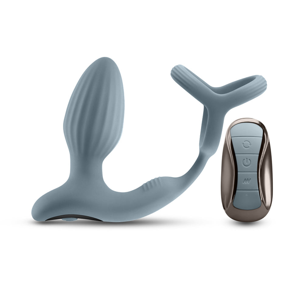 Renegade Pinnacle - Gray gyrating w R/C – Rechargeable, Discreet, Intimate Wellness Accessory – Quiet, Rechargeable, Waterproof, Couples & Solo Use, Discreet Intimate Wellness Accessory