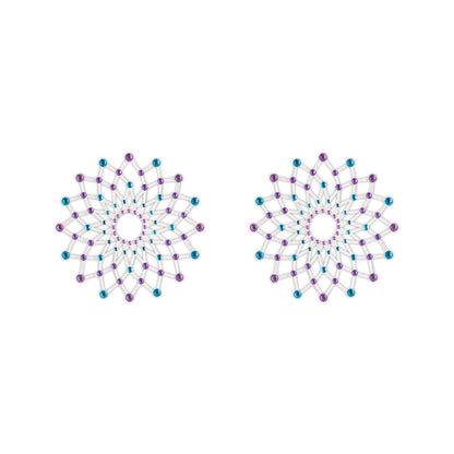 Pretty Pasties - Charm II - Blue – Rechargeable, Discreet, Intimate Wellness Accessory – Quiet, Rechargeable, Waterproof, Couples & Solo Use, Discreet Intimate Wellness Accessory