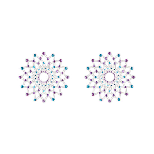 Pretty Pasties - Charm II - Blue – Rechargeable, Discreet, Intimate Wellness Accessory – Quiet, Rechargeable, Waterproof, Couples & Solo Use, Discreet Intimate Wellness Accessory