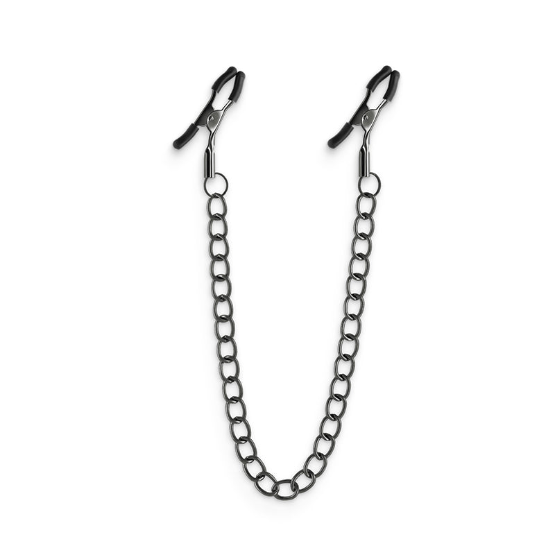 Bound Nipple Clamps - DC2 - Gunmetal – Rechargeable, Discreet, Intimate Wellness Accessory – Quiet, Rechargeable, Waterproof, Couples & Solo Use, Discreet Intimate Wellness Accessory