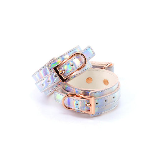 Cosmo playful restraint Ankle Cuffs - Rainbow – Rechargeable, Discreet, Intimate Wellness Accessory – Quiet, Rechargeable, Waterproof, Couples & Solo Use, Discreet Intimate Wellness Accessory