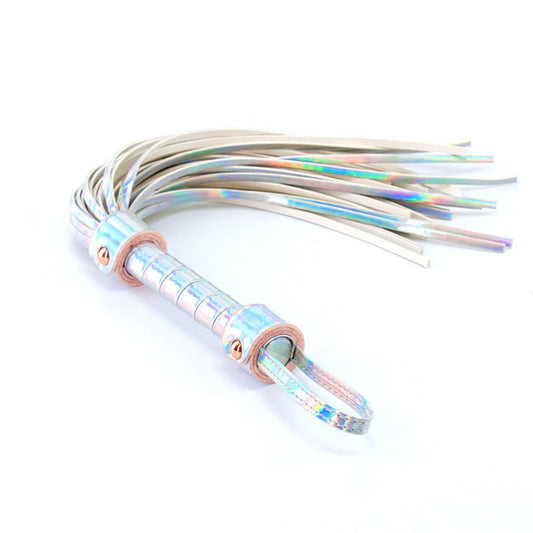 Cosmo playful restraint Flogger - Rainbow – Rechargeable, Discreet, Intimate Wellness Accessory – Quiet, Rechargeable, Waterproof, Couples & Solo Use, Discreet Intimate Wellness Accessory