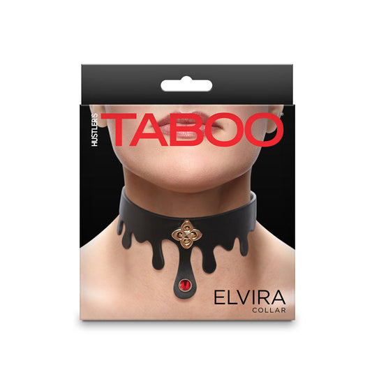 Hustler Taboo - Elvira Collar - Black – Rechargeable, Discreet, Intimate Wellness Accessory – Quiet, Rechargeable, Waterproof, Couples & Solo Use, Discreet Intimate Wellness Accessory