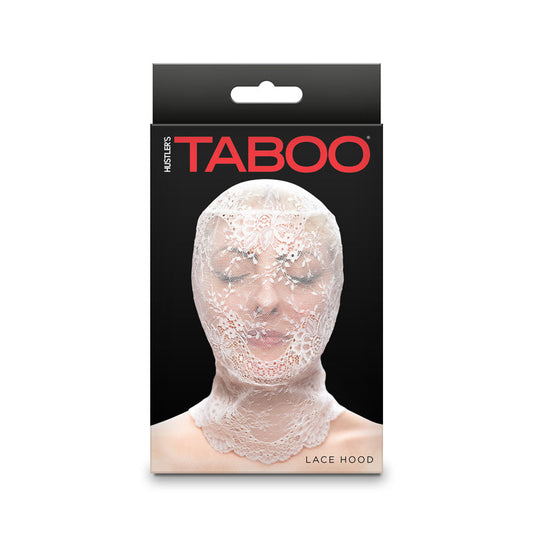 Hustler Taboo - Lace Hood - White – Rechargeable, Discreet, Intimate Wellness Accessory – Quiet, Rechargeable, Waterproof, Couples & Solo Use, Discreet Intimate Wellness Accessory