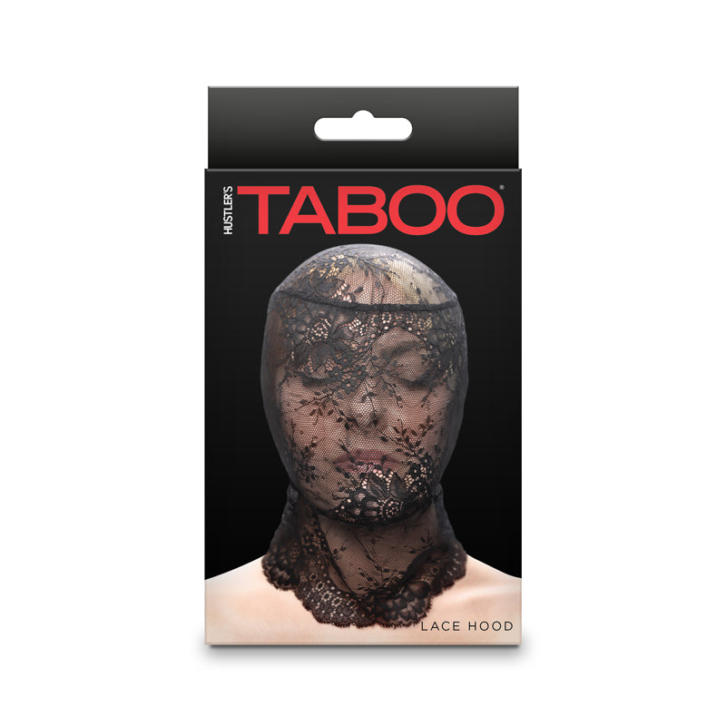 Hustler Taboo - Lace Hood - Black – Rechargeable, Discreet, Intimate Wellness Accessory – Quiet, Rechargeable, Waterproof, Couples & Solo Use, Discreet Intimate Wellness Accessory