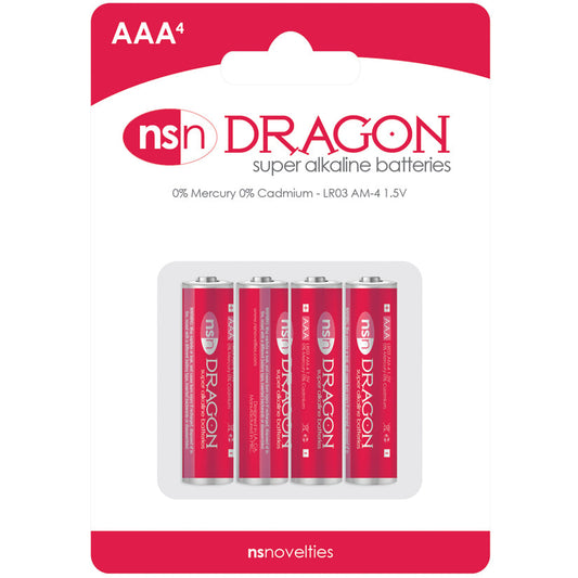 Dragon Alkaline Batteries AAA (4 Pack).