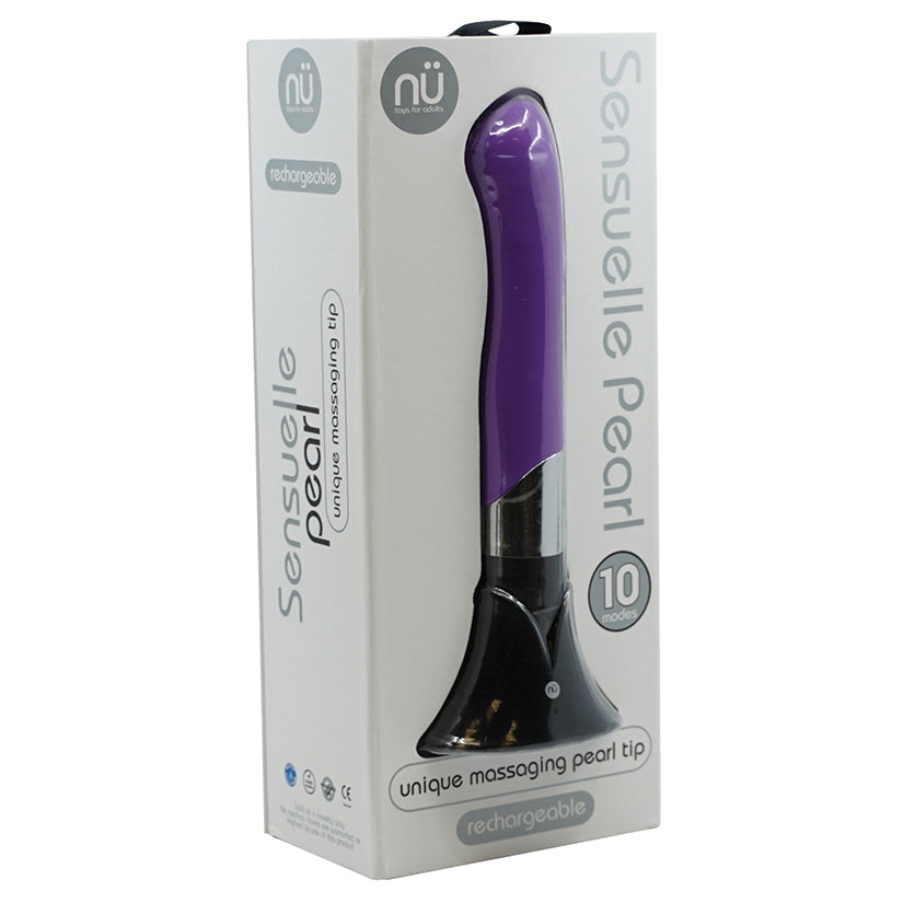 Sensuelle Pearl Rechargeable Vibrator-Purple.