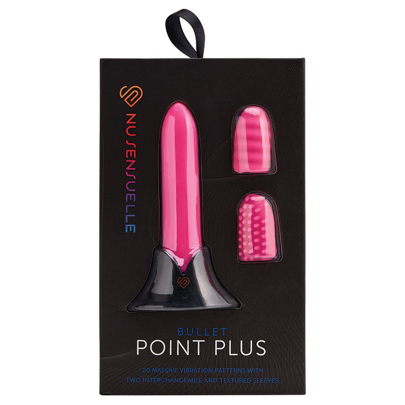 Sensuelle Point Plus 20 Function Bullet & Sleeves-Pink.