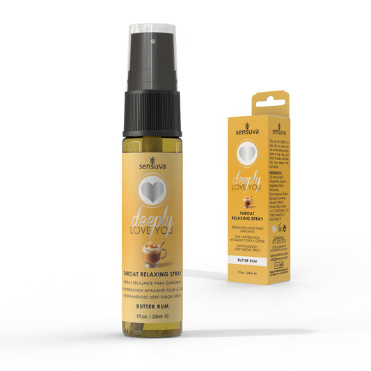 Deeply Love you Throat Relax ButterRum * – Rechargeable, Discreet, Intimate Wellness Accessory – Quiet, Rechargeable, Waterproof, Couples & Solo Use, Discreet Intimate Wellness Accessory