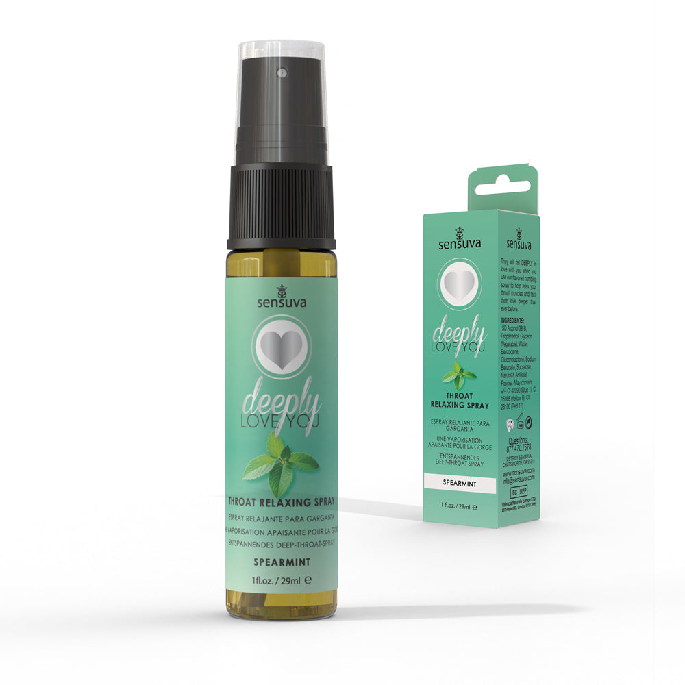 Deeply Love Throat Relax - Spearmint * – Rechargeable, Discreet, Intimate Wellness Accessory – Quiet, Rechargeable, Waterproof, Couples & Solo Use, Discreet Intimate Wellness Accessory