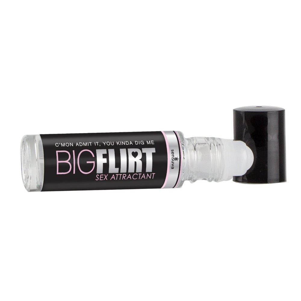 Big Flirt Pheromone SexAttractant RollOn – Rechargeable, Discreet, Intimate Wellness Accessory – Quiet, Rechargeable, Waterproof, Couples & Solo Use, Discreet Intimate Wellness Accessory