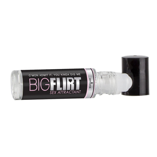 Big Flirt Pheromone SexAttractant RollOn – Rechargeable, Discreet, Intimate Wellness Accessory – Quiet, Rechargeable, Waterproof, Couples & Solo Use, Discreet Intimate Wellness Accessory