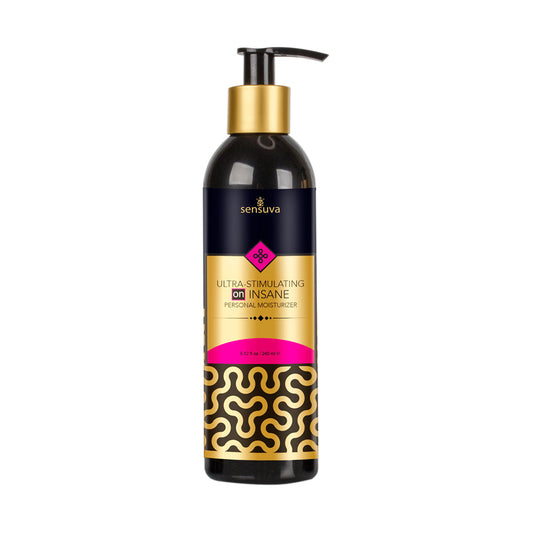 Ultra-Stimulating ON Insane personal lubricant - 8oz – Rechargeable, Discreet, Intimate Wellness Accessory – Quiet, Rechargeable, Waterproof, Couples & Solo Use, Discreet Intimate Wellness Accessory