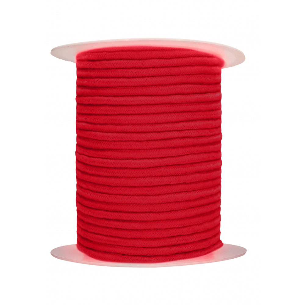 Ouch! playful restraint Rope 100 Meter - Red * – Rechargeable, Discreet, Intimate Wellness Accessory – Quiet, Rechargeable, Waterproof, Couples & Solo Use, Discreet Intimate Wellness Accessory
