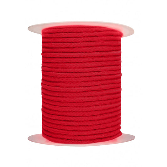 Ouch! playful restraint Rope 100 Meter - Red * – Rechargeable, Discreet, Intimate Wellness Accessory – Quiet, Rechargeable, Waterproof, Couples & Solo Use, Discreet Intimate Wellness Accessory