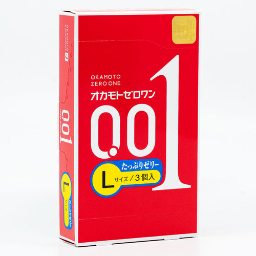 Okamoto 001 L-Size Rich Lubricant Box 3 – Rechargeable, Discreet, Intimate Wellness Accessory – Quiet, Rechargeable, Waterproof, Couples & Solo Use, Discreet Intimate Wellness Accessory