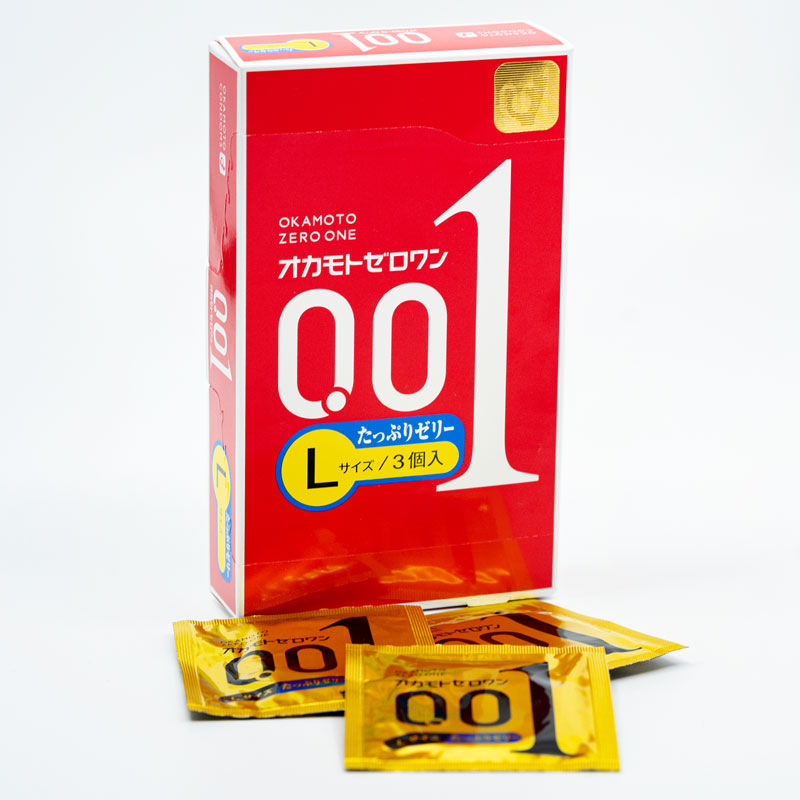Okamoto 001 L-Size Rich Lubricant Box 3 – Rechargeable, Discreet, Intimate Wellness Accessory – Quiet, Rechargeable, Waterproof, Couples & Solo Use, Discreet Intimate Wellness Accessory