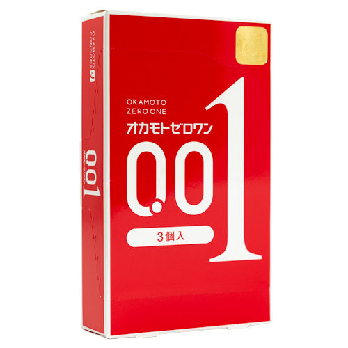 Okamoto Zero One 001 Box 3 – Rechargeable, Discreet, Intimate Wellness Accessory – Quiet, Rechargeable, Waterproof, Couples & Solo Use, Discreet Intimate Wellness Accessory
