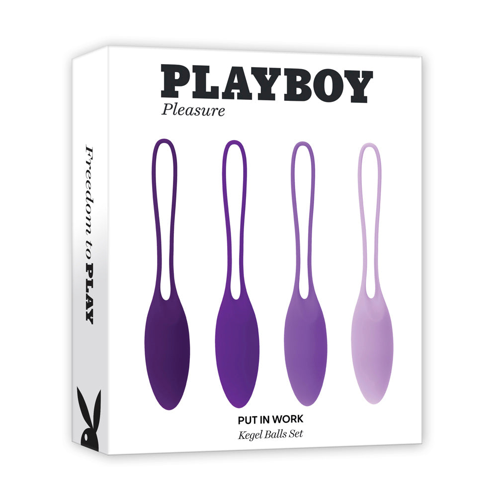 Playboy Put in Work Kegel Set – Rechargeable, Discreet, Intimate Wellness Accessory – Quiet, Rechargeable, Waterproof, Couples & Solo Use, Discreet Intimate Wellness Accessory