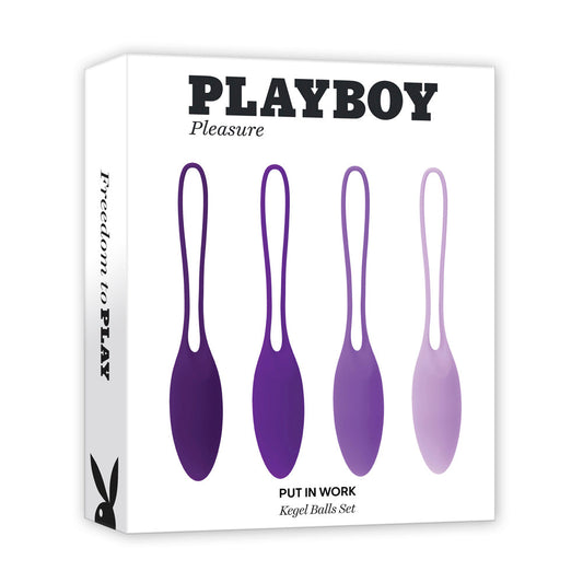 Playboy Put in Work Kegel Set – Rechargeable, Discreet, Intimate Wellness Accessory – Quiet, Rechargeable, Waterproof, Couples & Solo Use, Discreet Intimate Wellness Accessory